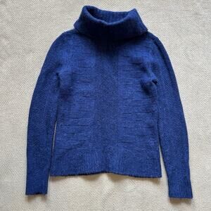 Ll Bean Signature Alpaca Wool Knit Turtleneck Sweater XXS